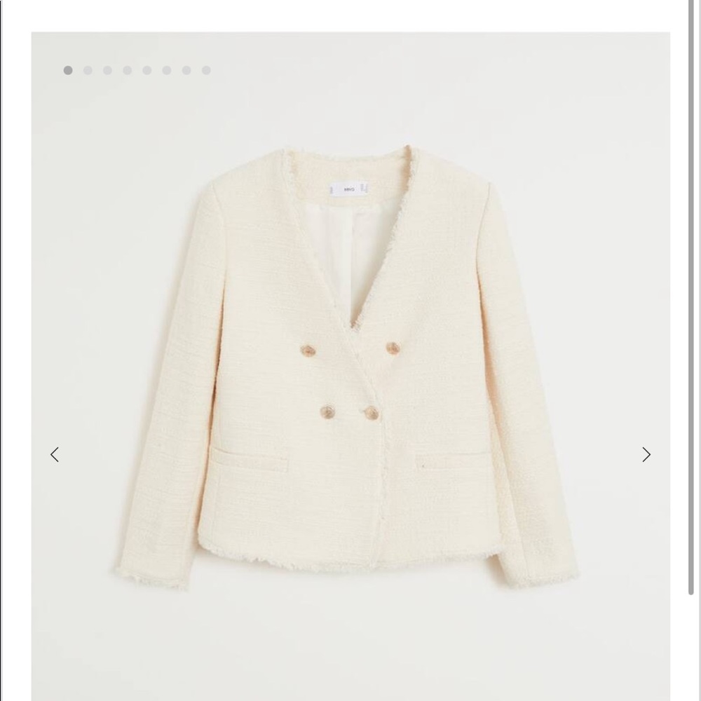 Zara tweed blazer XL